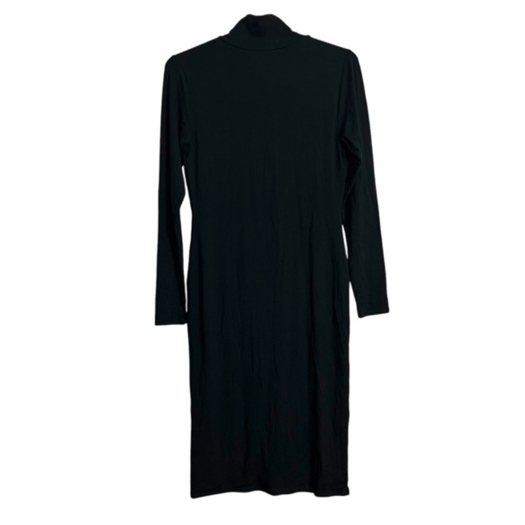 Good American Black Bodycon Mock Neck Dress - Picture 3 of 7